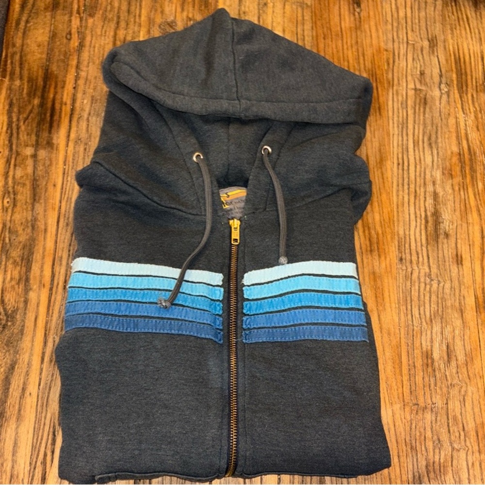 Aviator Nation 5 Stripe Hoodie